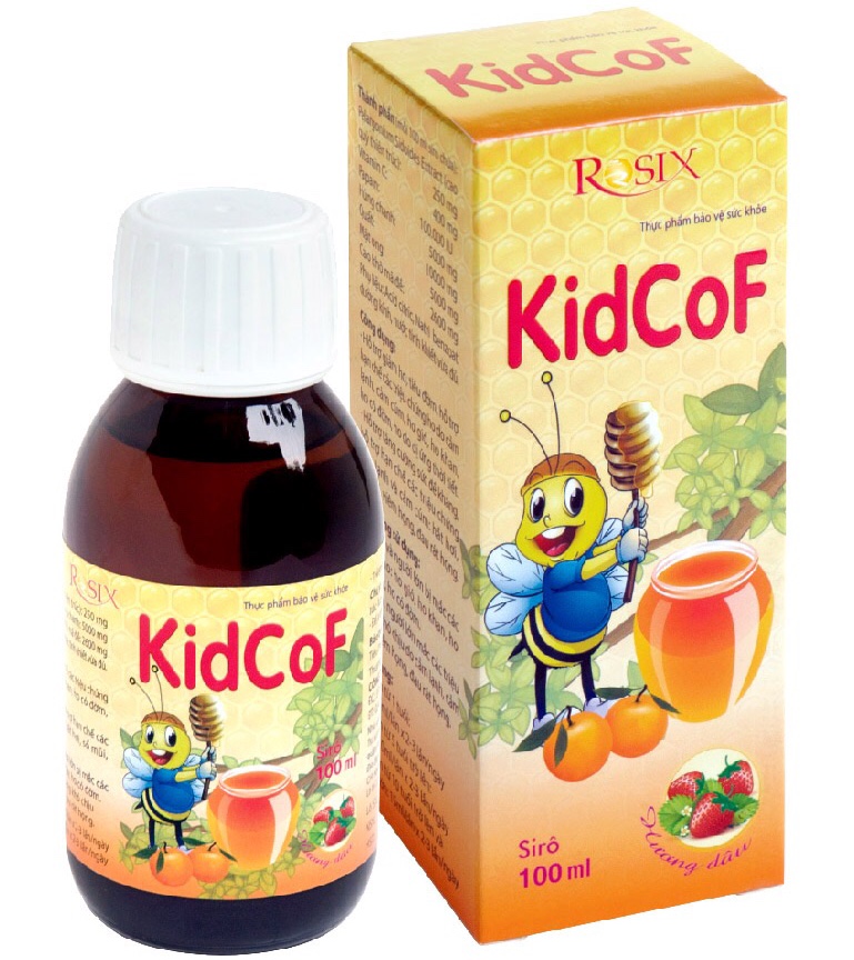 KidCoF - Giảm ho, tiêu đờm, cảm cúm, cảm lạnh