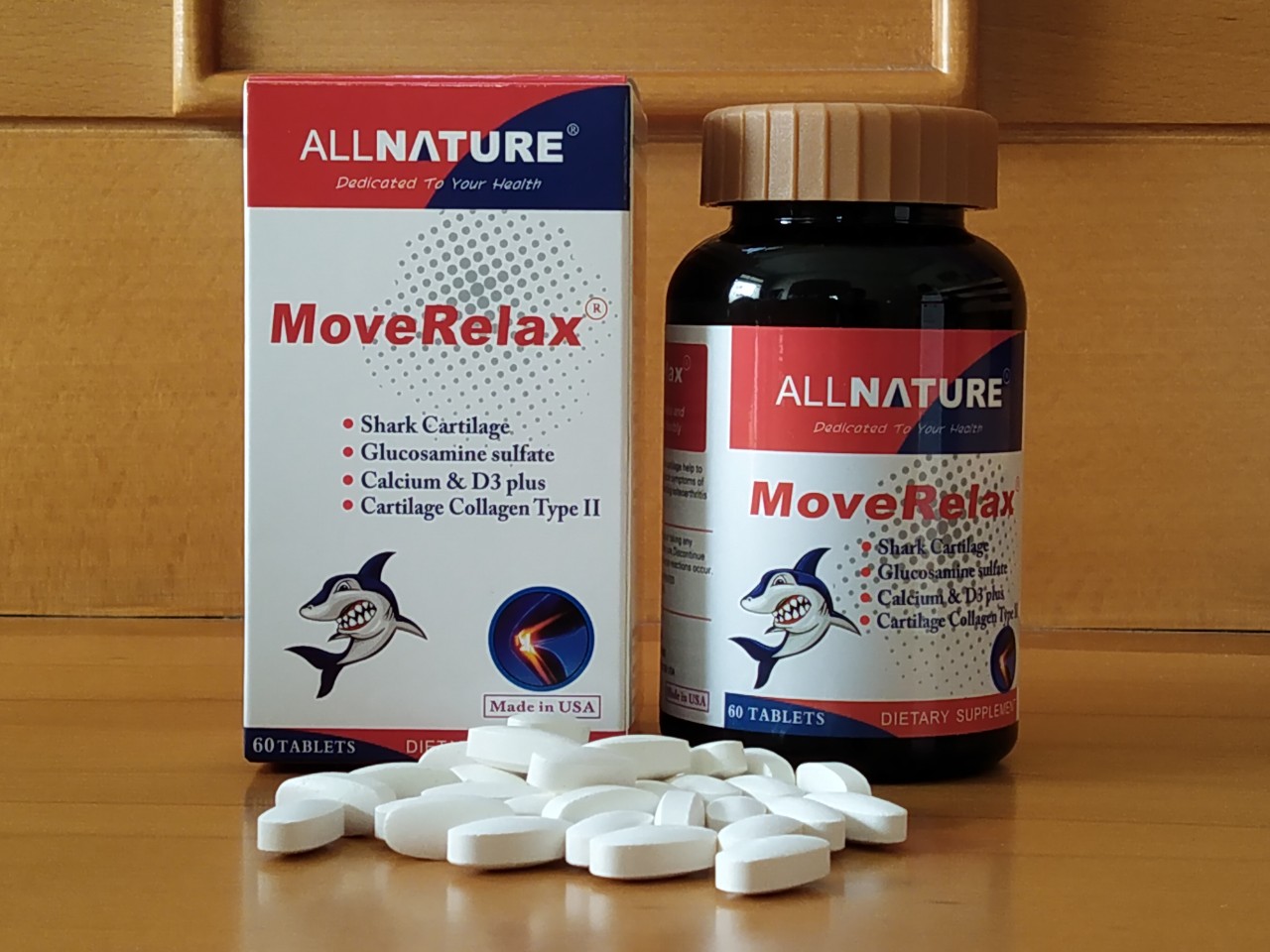 MoveRelax (Shark cartilage): Giải pháp tối ưu cho Xương, Sụn, Khớp!