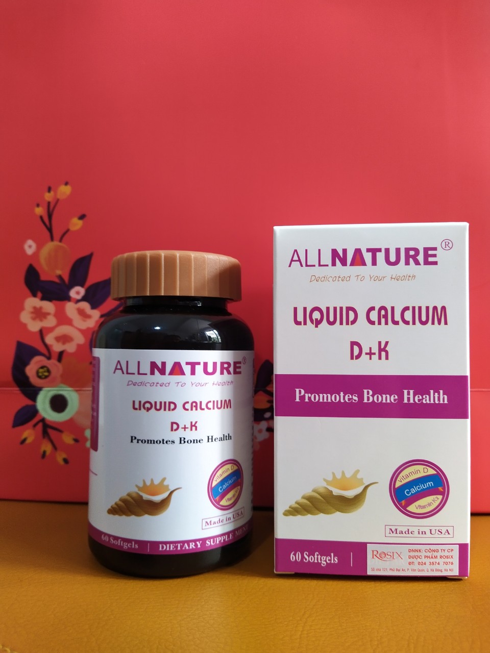 Liquid calcium D+K : Tăng cường sức khỏe xương, phòng loãng xương